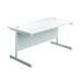 First Rectangular Cantilever Desk 1800x800x730mm White/White KF803546