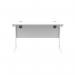 Astin Rectangular Single Upright Cantilever Desk 1200x600x730mm Arctic WhiteArctic White KF803578 KF803578