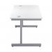 First Single Desk with 3 Drawers Pedestal 1600x800mm WhiteSilver KF803607 KF803607