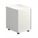 First Single Desk with 3 Drawers Pedestal 1600x800mm WhiteSilver KF803607 KF803607