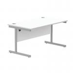 Astin Rectangular Single Upright Cantilever Desk 1400x800x730mm Arctic WhiteArctic White KF803617 KF803617