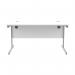 Astin Rectangular Single Upright Cantilever Desk 1400x800x730mm Arctic WhiteArctic White KF803617 KF803617