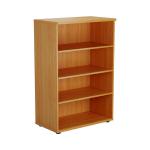 First 3 Shelf Wooden Bookcase 800x450x1200mm Beech KF803652 KF803652