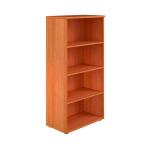 First 3 Shelf Wooden Bookcase 800x350x1600mm Beech KF803683 KF803683
