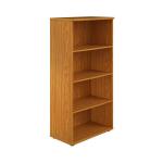First 4 Shelf Wooden Bookcase 800x450x1600mm Nova Oak KF803690 KF803690