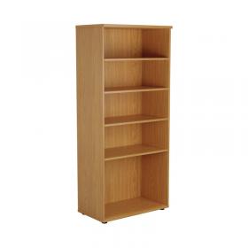 VOW First 4 Shelf Wooden Bookcase 800x450x1800mm Nova Oak KF803720 KF803720