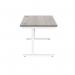 Astin Rectangular Single Upright Cantilever Desk 1200x800x730 Alaskan Grey OakArctic White KF803738 KF803738