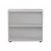 First 1 Shelf Wooden Bookcase 800x450x700mm White KF803799 KF803799
