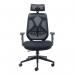 Jemini Stealth Operator Chair with Height Adjustable Arms Black KF80386 KF80386