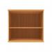 Astin Bookcase 1 Shelf 800x400x730mm Norwegian Beech KF803927 KF803927