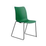 Jemini Flexi Skid Chair Green KF80396 KF80396