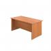 Jemini Rectangular Panel End Desk 1200x800x730mm Beech KF804345 KF804345