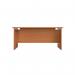 Jemini Rectangular Panel End Desk 1200x800x730mm Beech KF804345 KF804345