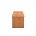 Jemini Rectangular Panel End Desk 1200x800x730mm Beech KF804345 KF804345