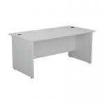 Jemini Rectangular Panel End Desk 1200x800x730mm White KF804376 KF804376