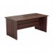 Jemini Rectangular Panel End Desk 1200x800x730mm Dark Walnut KF804390 KF804390