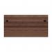 Jemini Rectangular Panel End Desk 1200x800x730mm Dark Walnut KF804390 KF804390