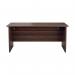 Jemini Rectangular Panel End Desk 1200x800x730mm Dark Walnut KF804390 KF804390