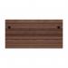 Jemini Rectangular Panel End Desk 1200x800x730mm Dark Walnut KF804390 KF804390