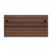 Jemini Rectangular Panel End Desk 1200x800x730mm Dark Walnut KF804390 KF804390