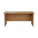 Jemini Rectangular Panel End Desk 1400x800x730mm Nova Oak KF804420 KF804420