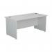 Jemini Rectangular Panel End Desk 1400x800x730mm White KF804437 KF804437