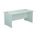 Jemini Rectangular Panel End Desk 1400x800x730mm White KF804437