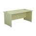 Jemini Rectangular Panel End Desk 1400x800x730mm Maple KF804444