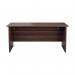 Jemini Rectangular Panel End Desk 1400x800x730mm Dark Walnut KF804451 KF804451