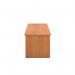 Jemini Rectangular Panel End Desk 1600x800x730mm Beech KF804468 KF804468