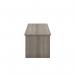 Jemini Rectangular Panel End Desk 1600x800x730mm Grey Oak KF804475 KF804475
