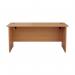 Jemini Rectangular Panel End Desk 1800x800x730mm Beech KF804529 KF804529