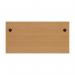 Jemini Rectangular Panel End Desk 1800x800x730mm Beech KF804529 KF804529