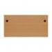 Jemini Rectangular Panel End Desk 1800x800x730mm Beech KF804529 KF804529