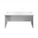 Jemini Rectangular Panel End Desk 1800x800x730mm White KF804550 KF804550