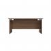 Jemini Rectangular Panel End Desk 1800x800x730mm Dark Walnut KF804574 KF804574