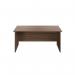 Jemini Rectangular Panel End Desk 1800x800x730mm Dark Walnut KF804574 KF804574