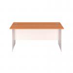 Jemini Rectangular Panel End Desk 1200x800x730mm Beech KF804642 KF804642