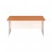 Jemini Rectangular Panel End Desk 1200x800x730mm Beech KF804642 KF804642