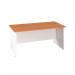 Jemini Rectangular Panel End Desk 1200x800x730mm Beech KF804642 KF804642