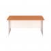 Jemini Rectangular Panel End Desk 1200x800x730mm Beech KF804642 KF804642