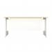 Jemini Rectangular Panel End Desk 1200x800x730mm Maple KF804680 KF804680