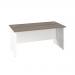 Jemini Rectangular Panel End Desk 1600x800x730mm Grey Oak KF804772 KF804772