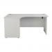 Jemini Radial Left Hand Panel End Desk 1600x1200x730mm White KF805038 KF805038