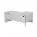Jemini Radial Left Hand Panel End Desk 1600x1200x730mm White KF805038 KF805038