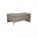 Jemini Radial Right Hand Panel End Desk 1600x1200x730mm Grey Oak KF805076 KF805076