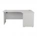 Jemini Radial Right Hand Panel End Desk 1600x1200x730mm White KF805090 KF805090