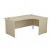 Jemini Radial Right Hand Panel End Desk 1600x1200x730mm Maple KF805106 KF805106