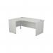 Jemini Radial Left Hand Panel End Desk 1800x1200x730mm White KF805151 KF805151