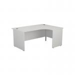 Jemini Radial Right Hand Panel End Desk 1800x1200x730mm White KF805212 KF805212